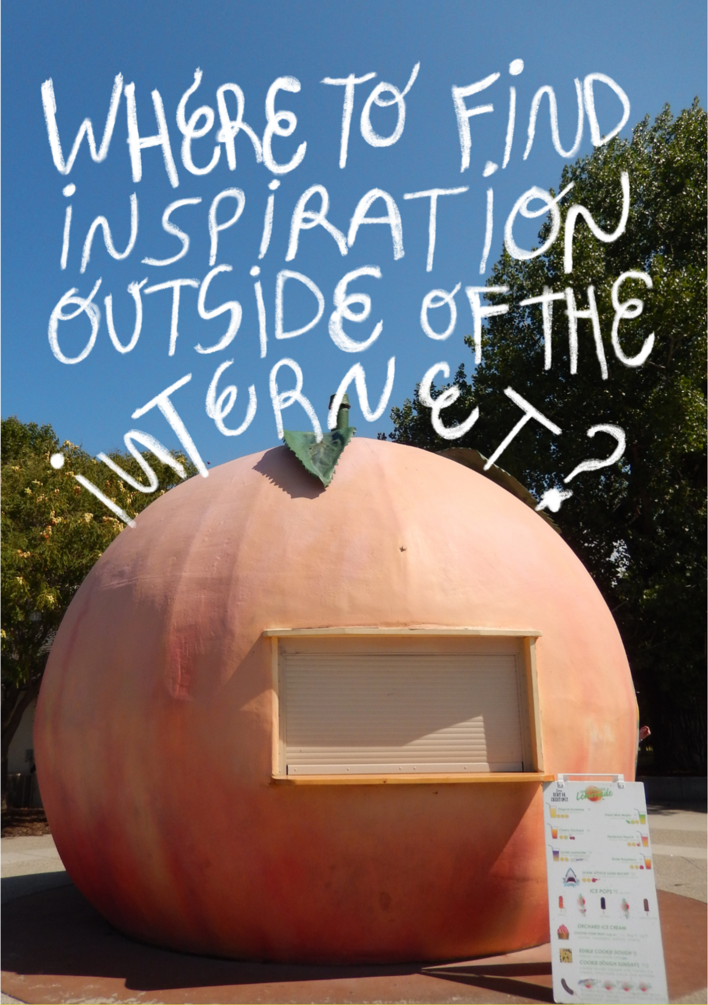 Where to find inspiration outside of the Internet zine