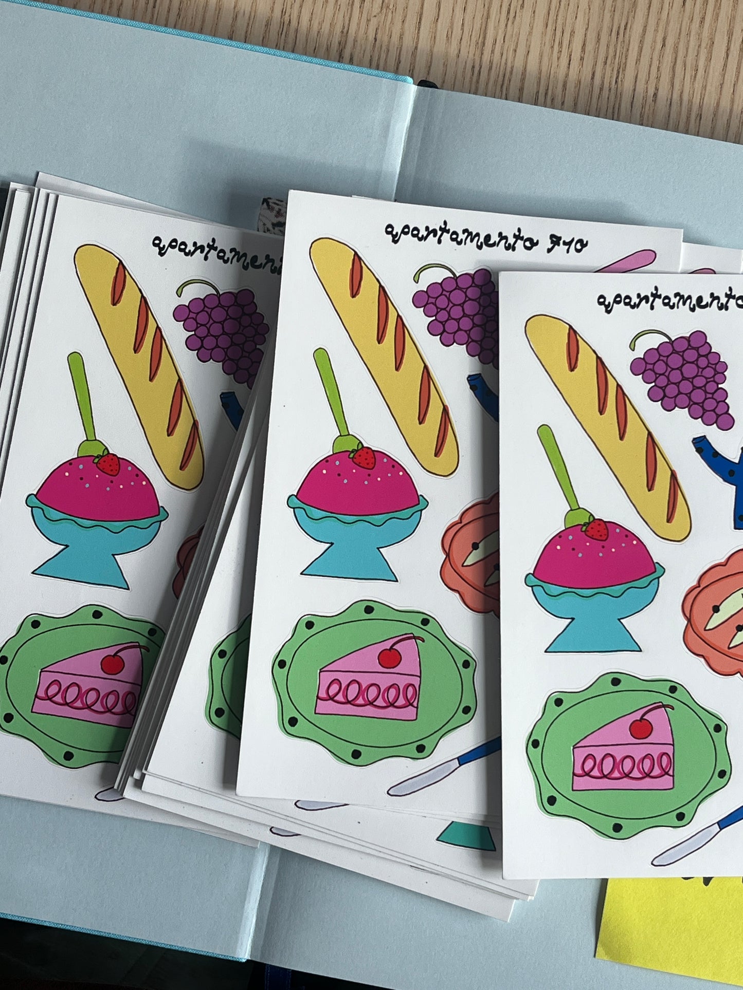 Sobremesa sticker sheet