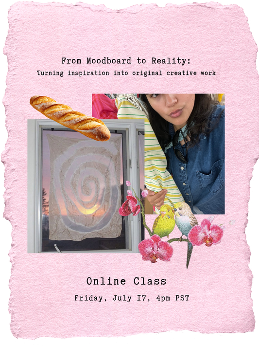 Online Class: How to turn inspiration into original creative work
