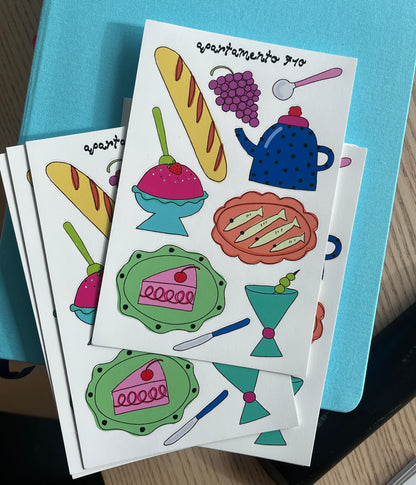 Sobremesa sticker sheet