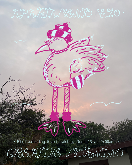 Bird watching and art making