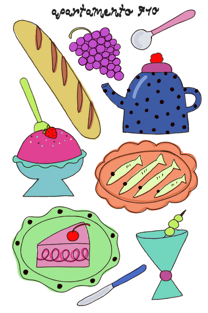 Sobremesa sticker sheet