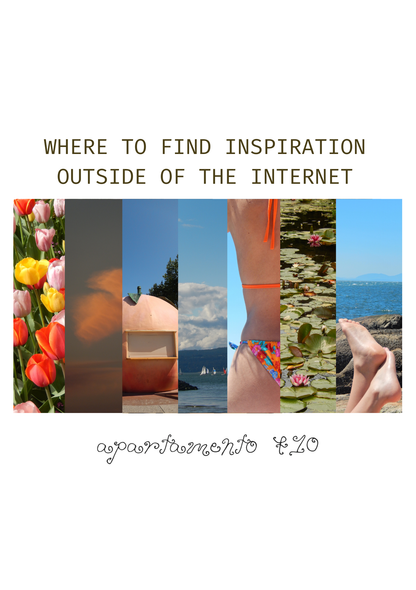Where to Find Inspiration Outside of the Internet Zine